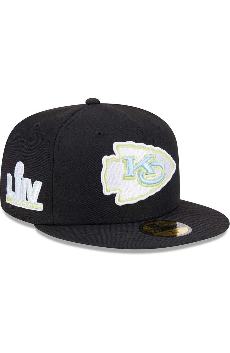 New Era Men's New Era Black Kansas City Chiefs Multi 59FIFTY Fitted Hat, Main, color, 