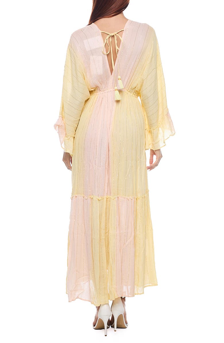 RANEES Bell Sleeve Maxi Dress, Alternate, color, 