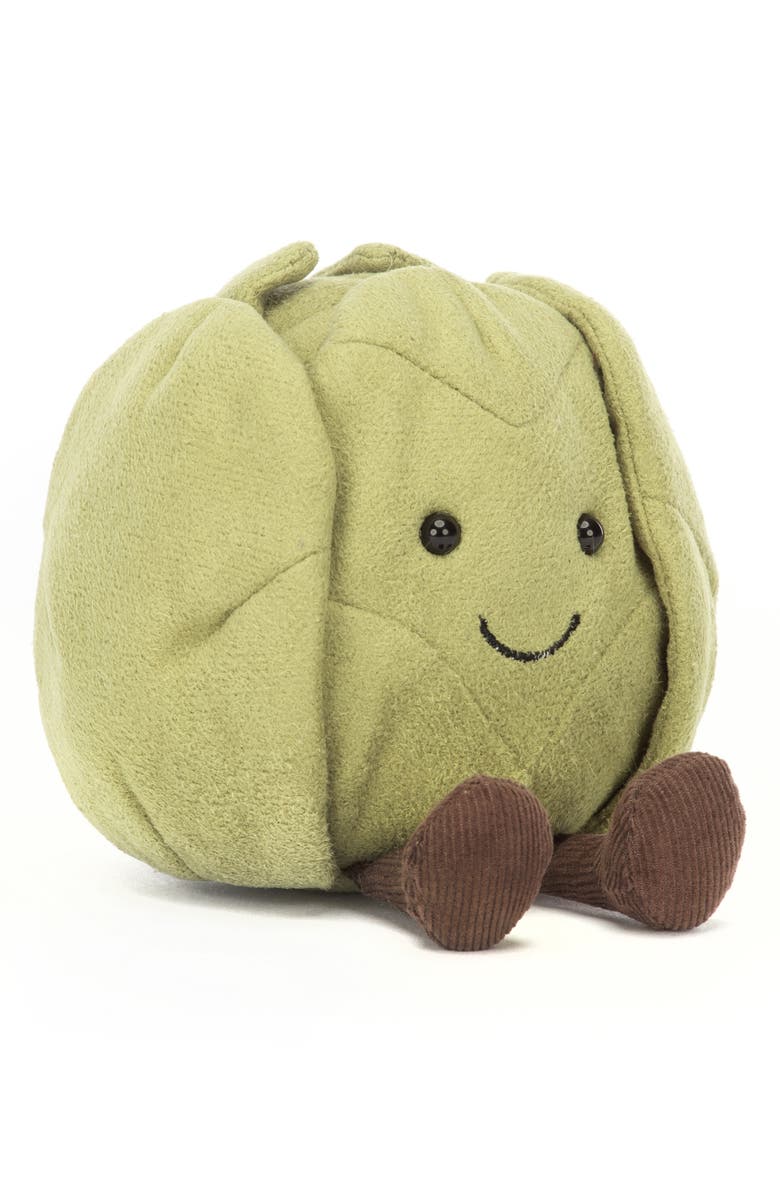 Jellycat Amusable Brussels Sprout Plush Toy, Main, color, 
