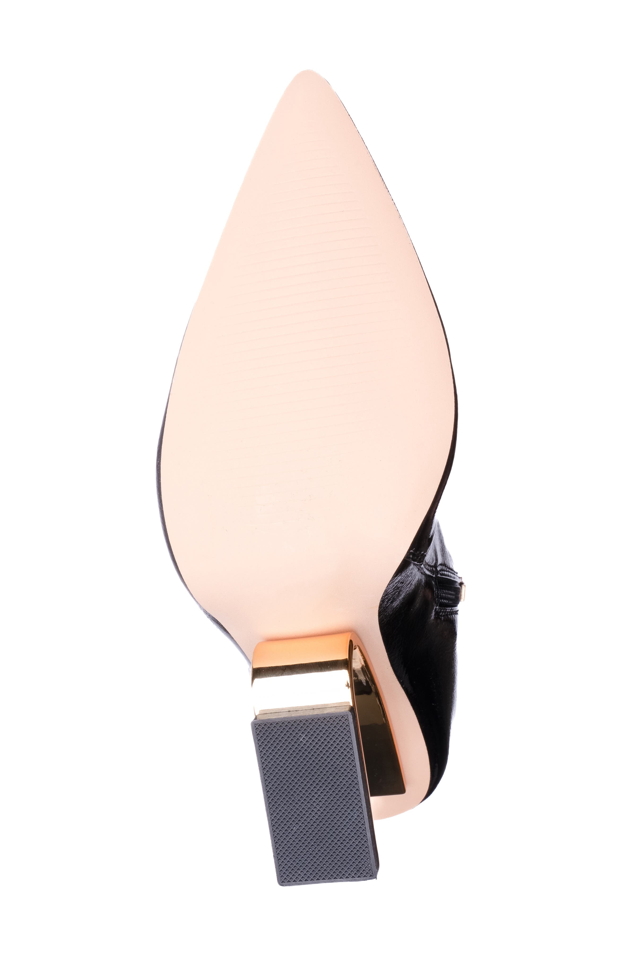 NINETY UNION Princess Inverted Heel Bootie, Alternate, color, Black Patent