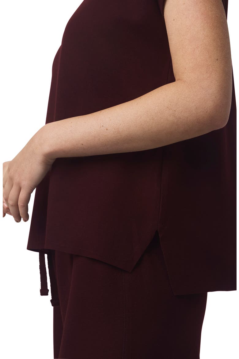 Winslow Mock Neck Pullover, Alternate, color, DARK PLUM PURPLE
