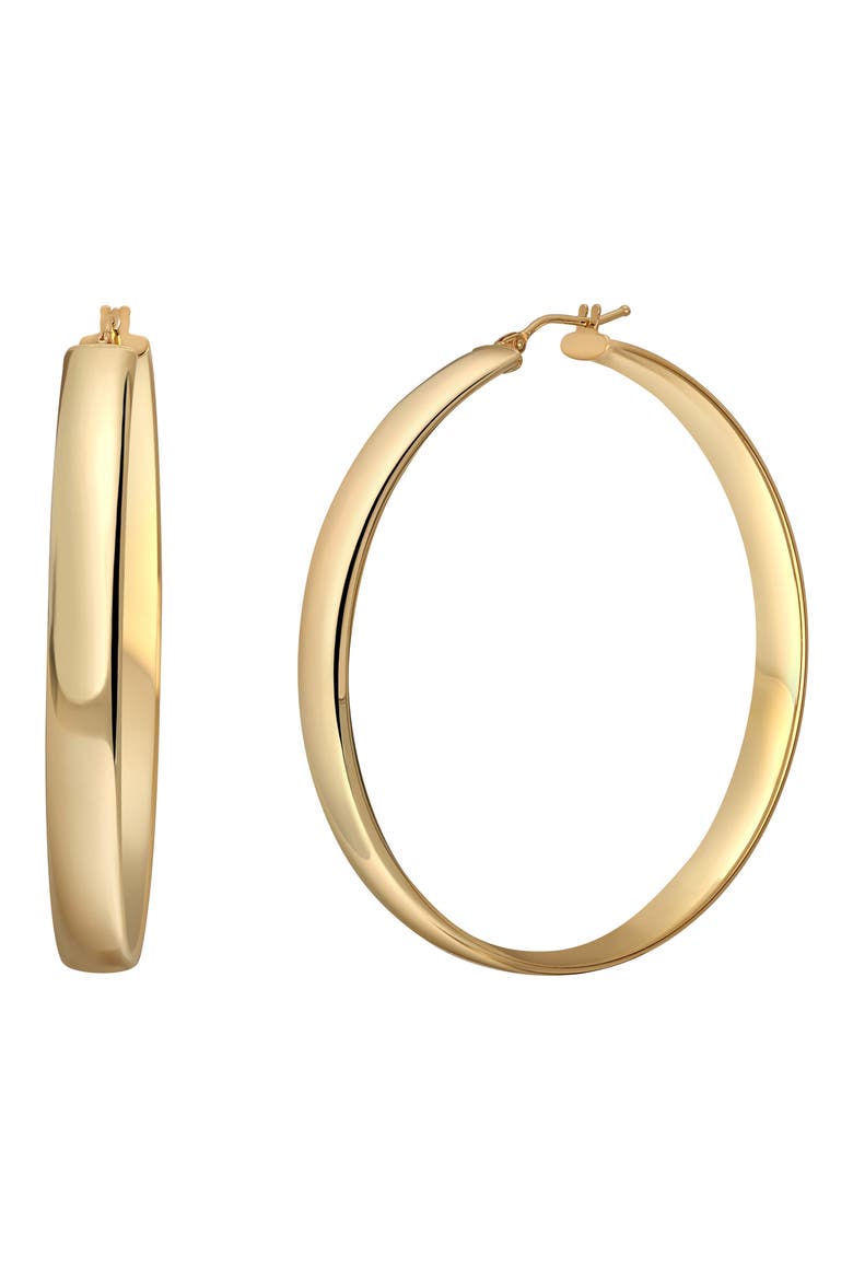 14K Gold Classic Hoop Earrings (Nordstrom Exclusive), Main, color, 14K YELLOW GOLD
