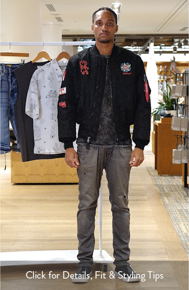 x Keith Haring MA-1 Embroidered Jacket, sales video thumbnail