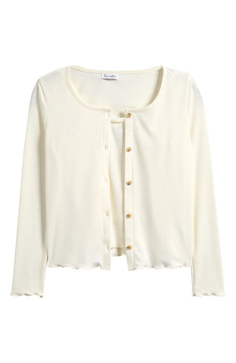 Kids' Tank & Cardigan Set (Big Kid)