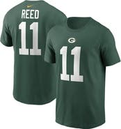 Nike Men's Nike Jayden Reed Green Green Bay Packers Name & Number T-Shirt