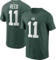 Nike Men's Nike Jayden Reed Green Green Bay Packers Name & Number T-Shirt