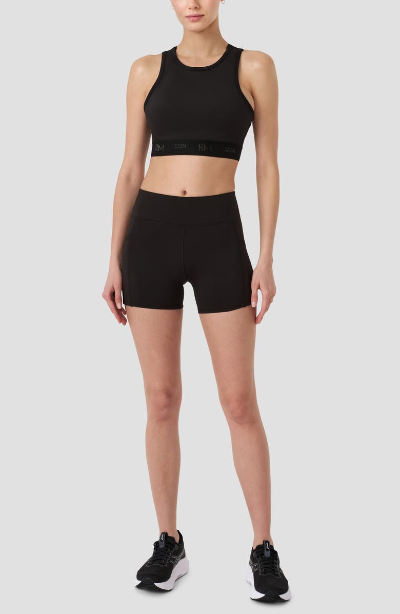 RM Rebecca Minkoff 4-Inch Biker Shorts, Alternate, color, Black
