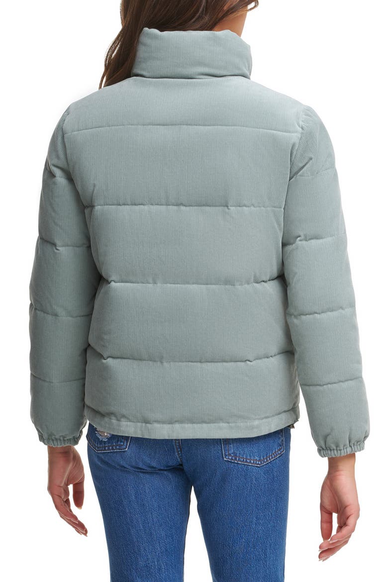 Levi's® Corduroy Puffer Jacket, Alternate, color, MINT