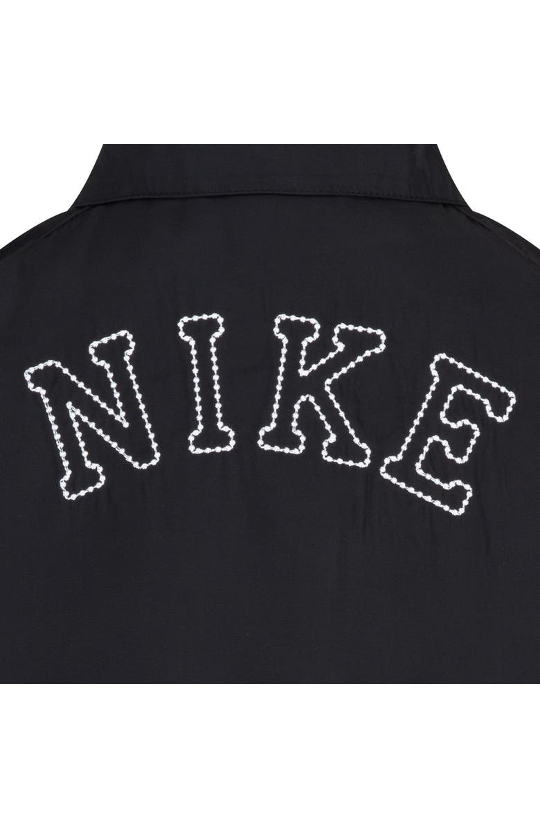 Nike Kids' Cropped Coaches Jacket, Alternate, color, Black