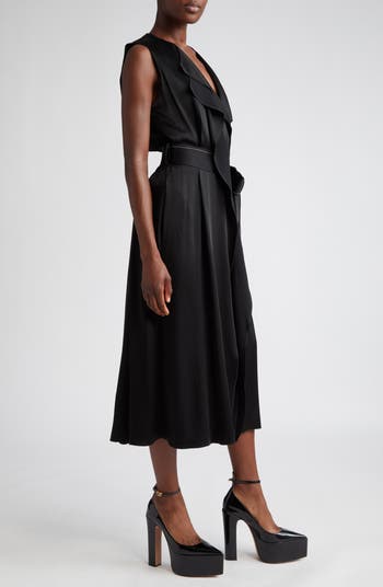 Victoria Beckham Sleeveless Belted Trench Dress | Nordstrom