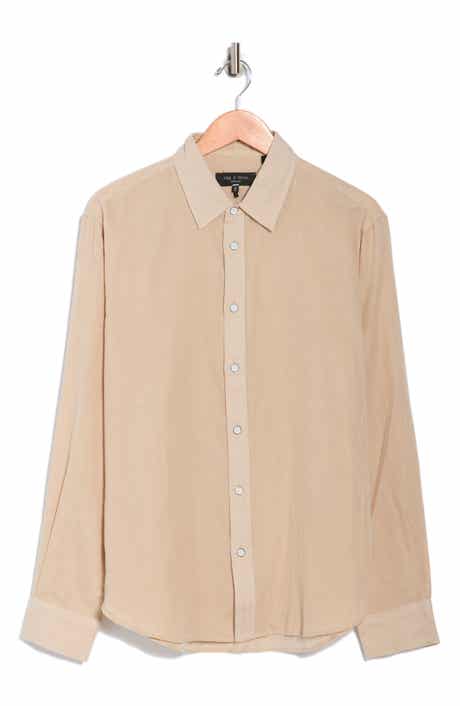 rag & bone Finch Stripe Gauze Button-Up Shirt