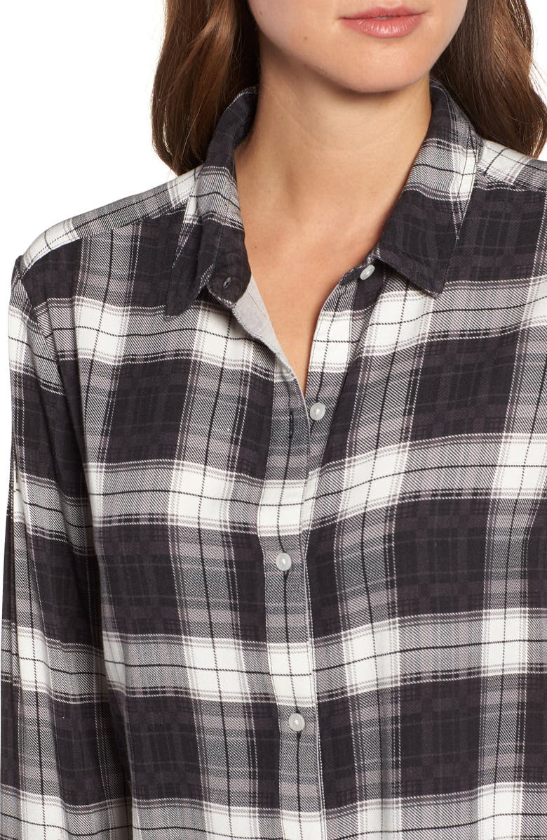 Caslon<sup>®</sup> Plaid Shirt, Alternate, color, 
