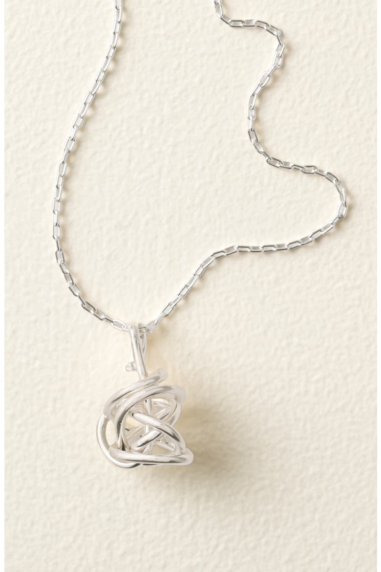 Winding Road Necklace, Alternate, color, Silver