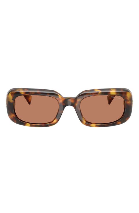 52mm Rectangular Sunglasses