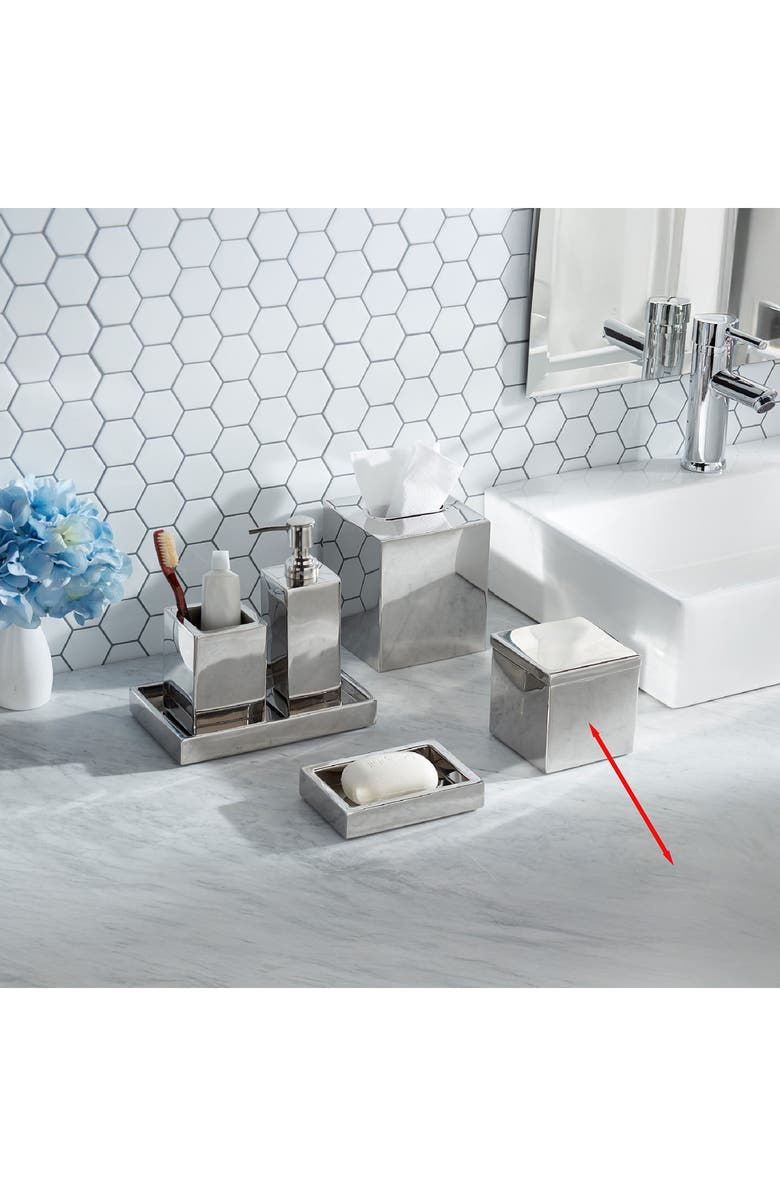 ROSELLI TRADING COMPANY Stainless Steel Canister, Alternate, color, Silver