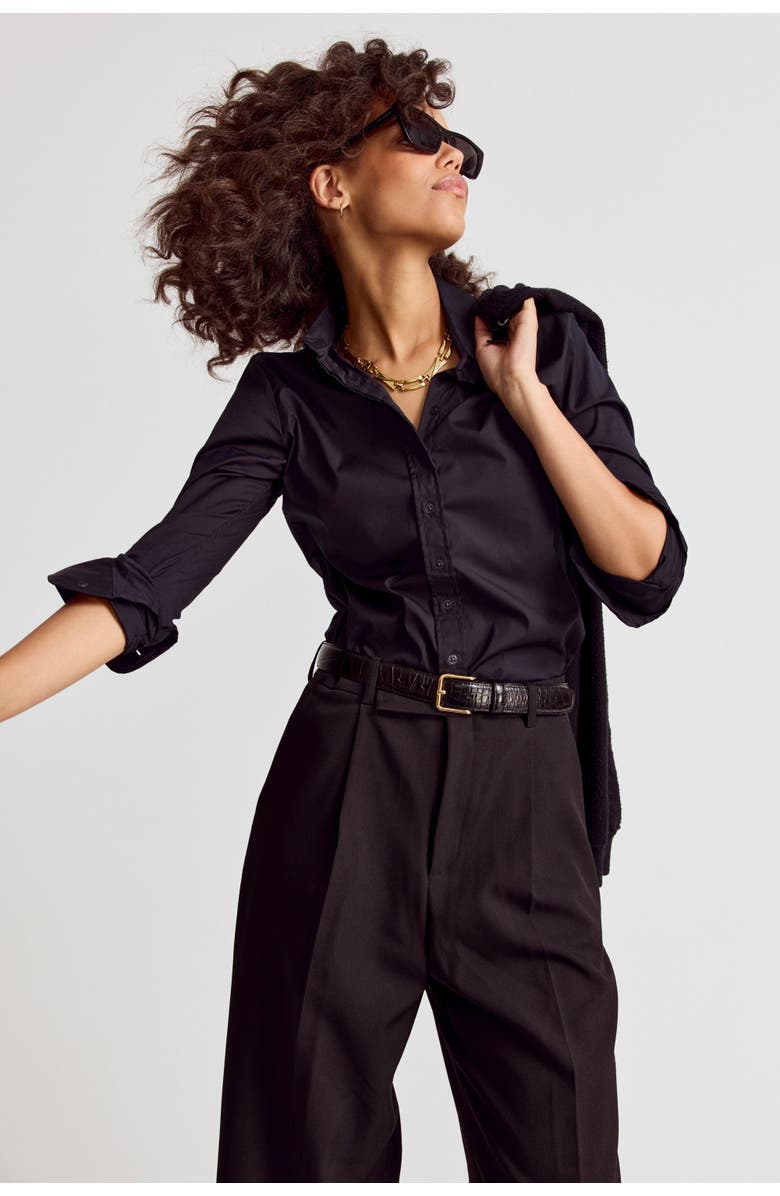 The Shirt by Rochelle Behrens The Icon Shirt, Alternate, color, Black