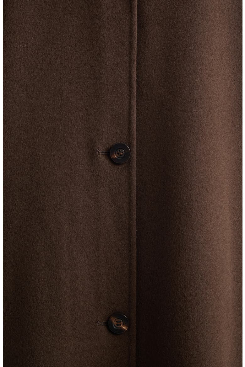 Wool & Cashmere Coat, Alternate, color, DARK OAK