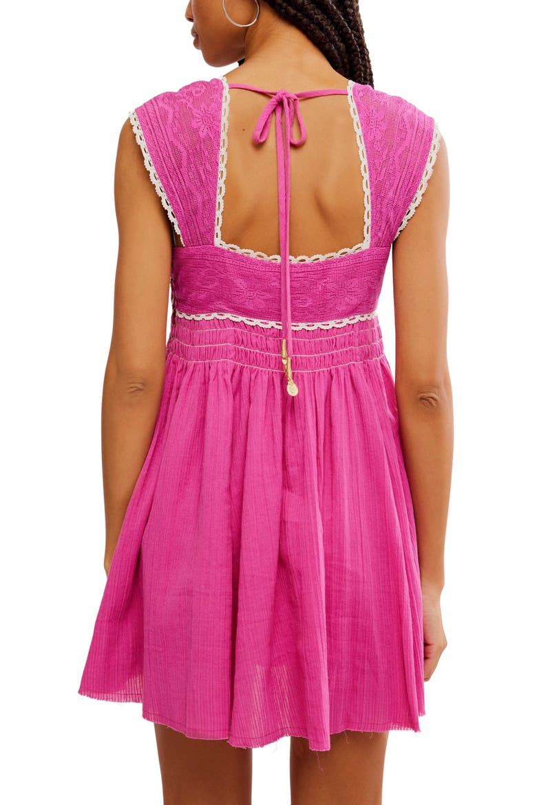 free people heartland embroidered bodice cotton mini dress Heartland Embroidered Bodice Cotton Minidress (Women)