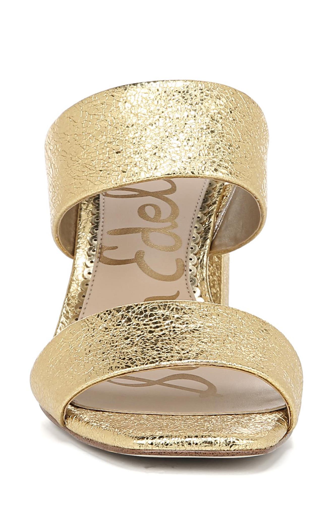 Delaney Sandal, Alternate, color, BRIGHT GOLD LEATHER