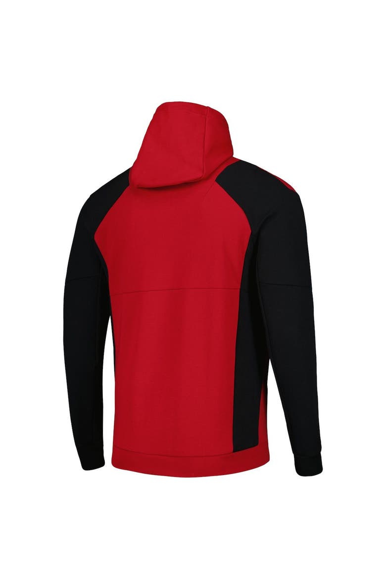 Men's adidas Red Atlanta United FC 2023 Player Travel Pullover Hoodie, Alternate, color, Red