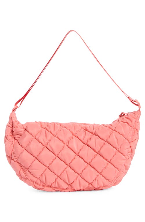 Urban Expressions Handbags Half Moon Quilted Shoulder Bag