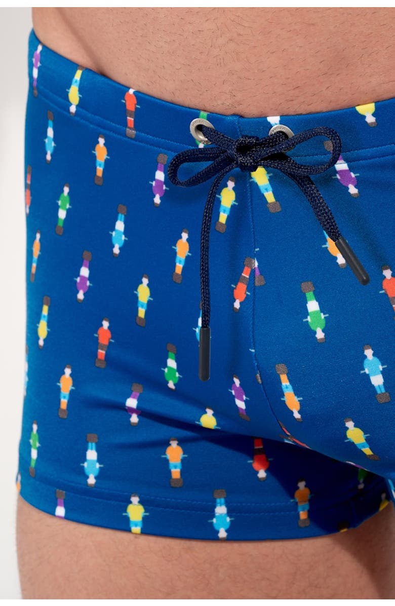 HOM Calcio Swim Shorts, Alternate, color, Navy Print