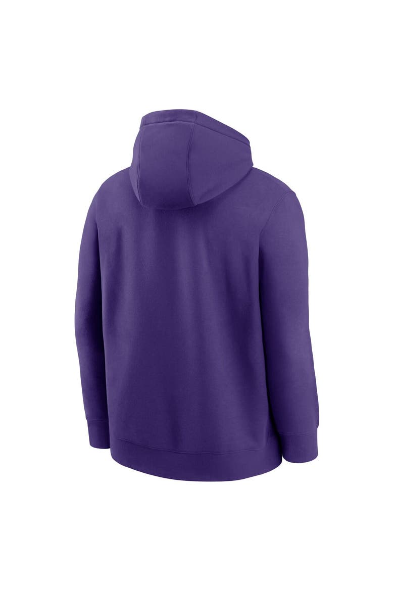 Men's Nike Purple Minnesota Vikings Busted Play Club Fleece Pullover Hoodie, Alternate, color, Purple