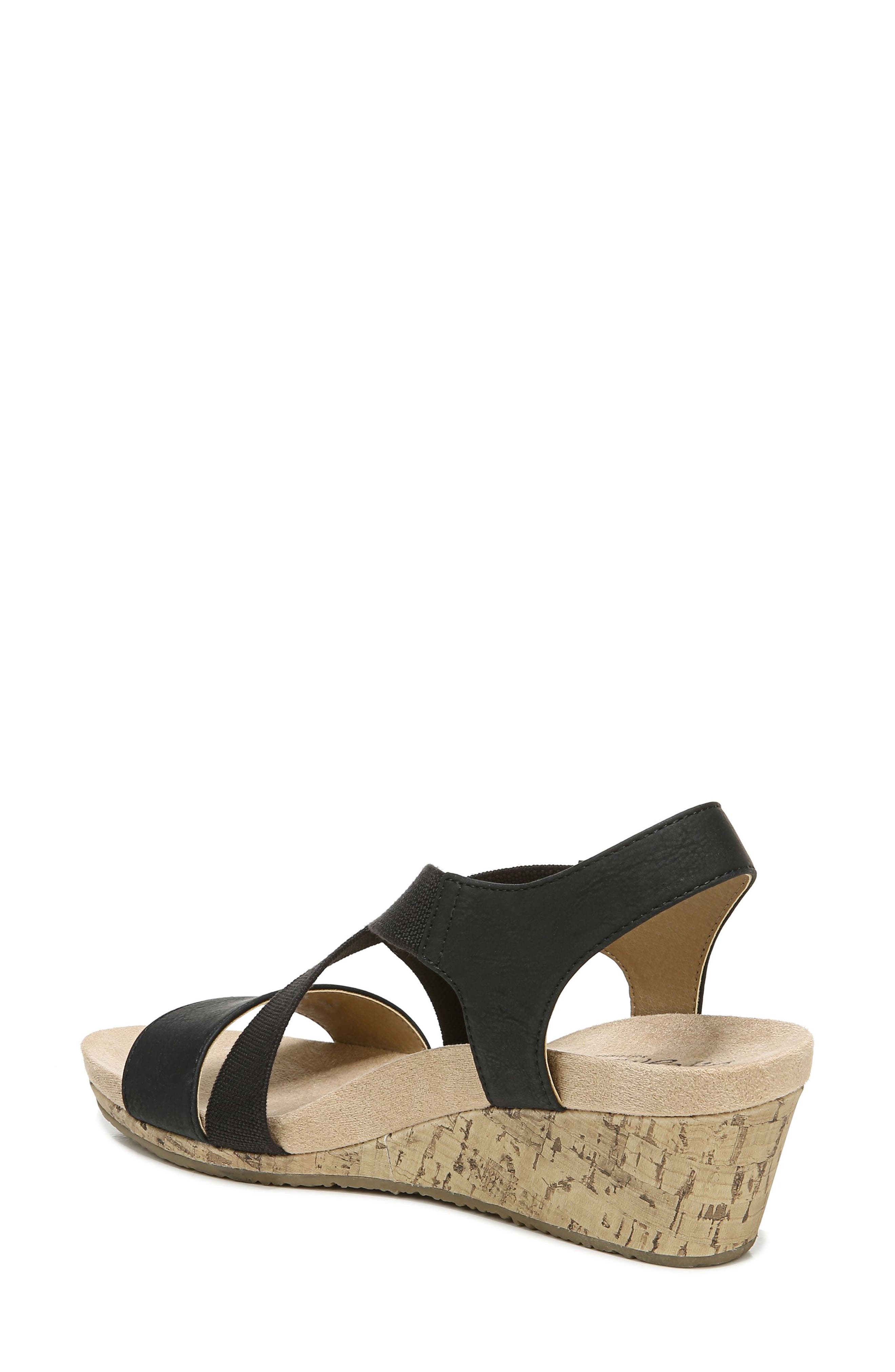 LifeStride Mexico Wedge Slingback Sandal, Alternate, color, 