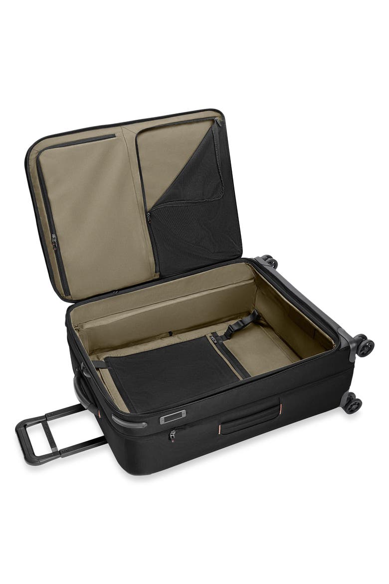 Large ZDX 29-Inch Expandable Spinner Packing Case, Alternate, color, BLACK