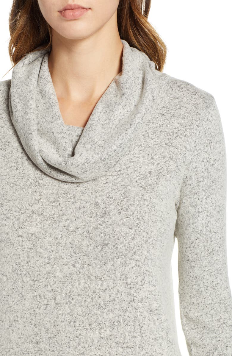 Socialite Cowl Neck Knit Dress, Alternate, color,