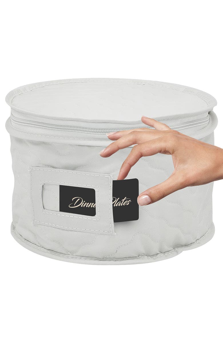 SORBUS Dinnerware Storage 5-Piece Set - Beige, Alternate, color, Beige