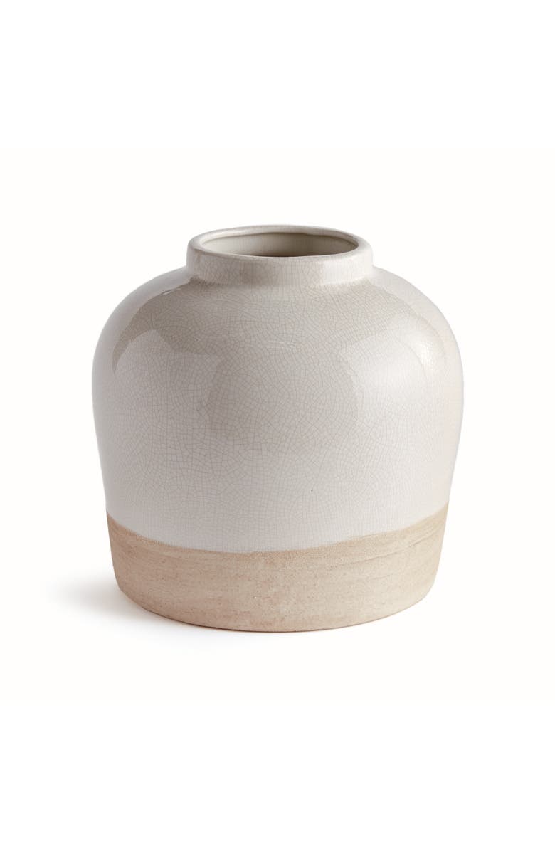 Napa Home & Garden Leona Wide Vase, Main, color, Beige
