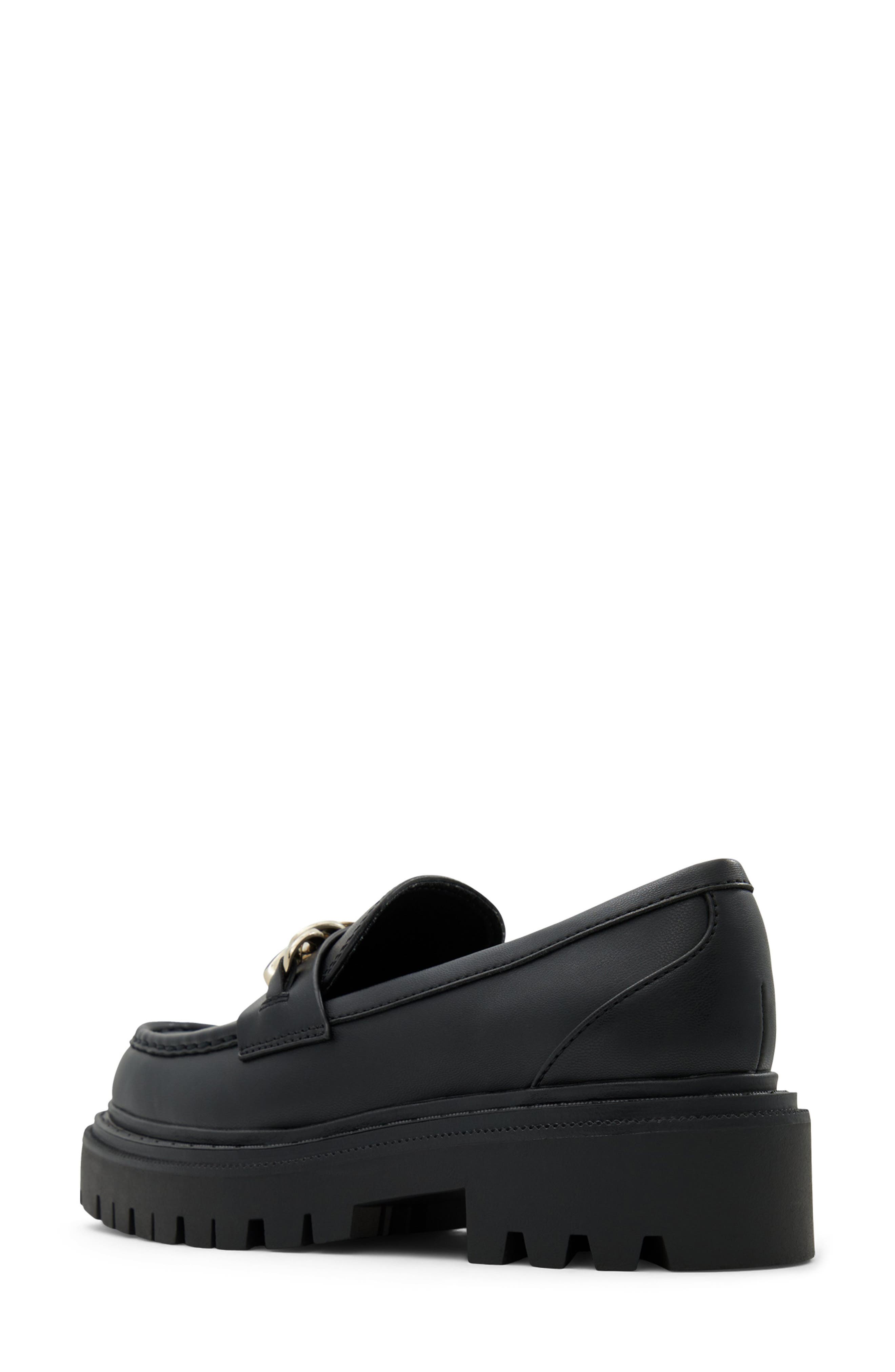 ALDO Brixtonn Platform Loafer, Alternate, color, Black