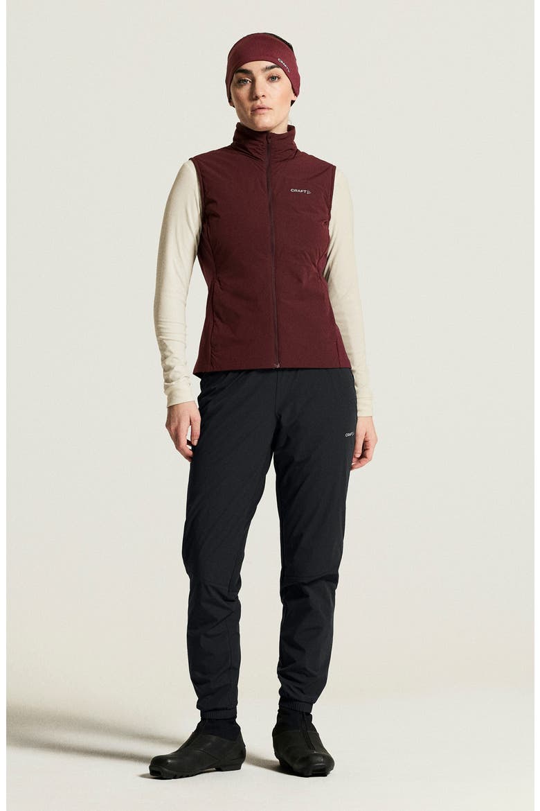 ADV Essence Warm Performance Vest, Alternate, color, DARK FIG