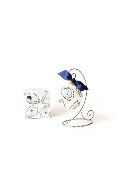Oyster Glass Ornament with Stand