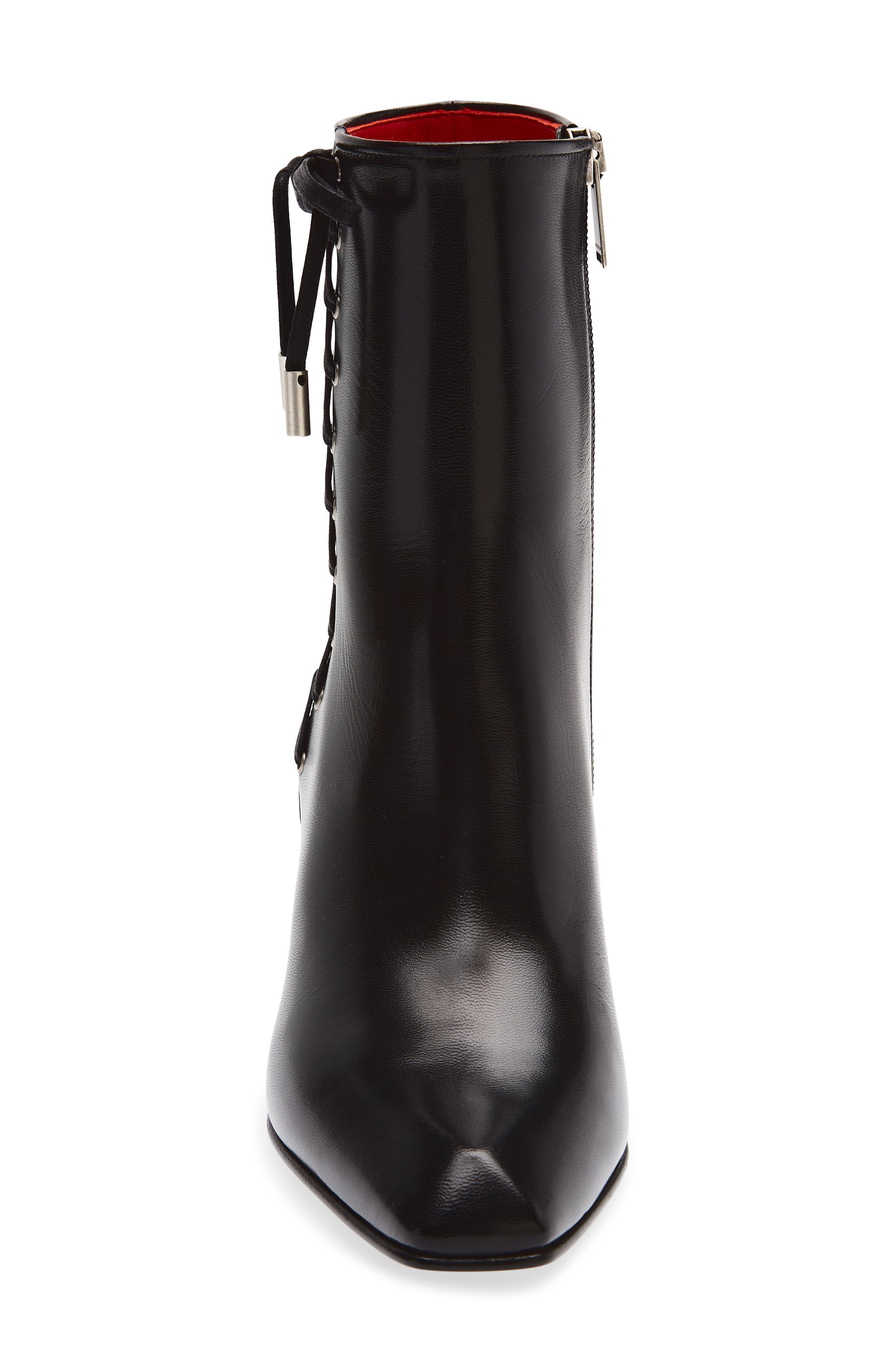 Lexie Laced Bootie, Alternate, color, BLACK