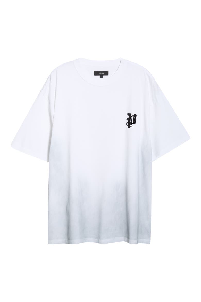 Oversized Graphic Mercerized Cotton T-Shirt, Alternate, color, WHITE