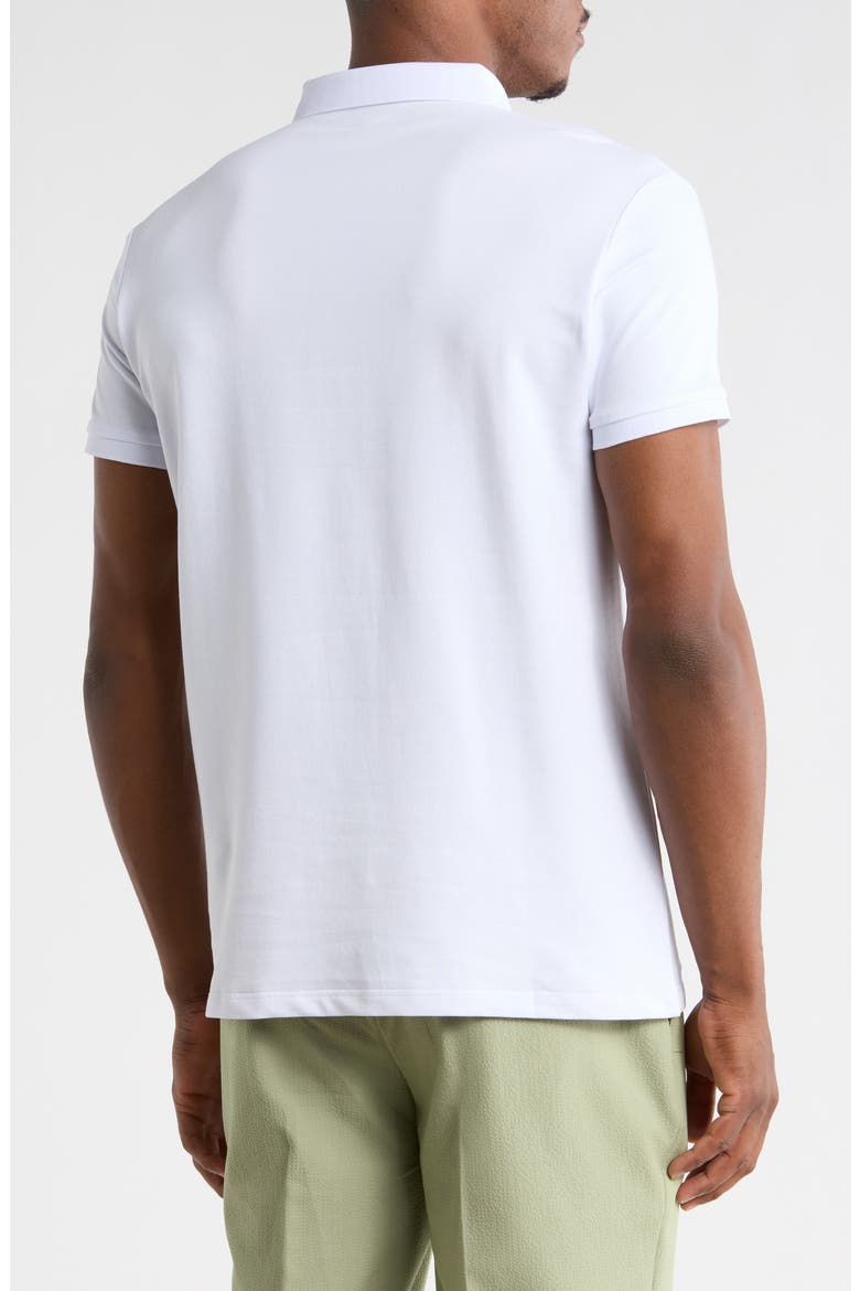 Knit Polo, Alternate, color, WHITE