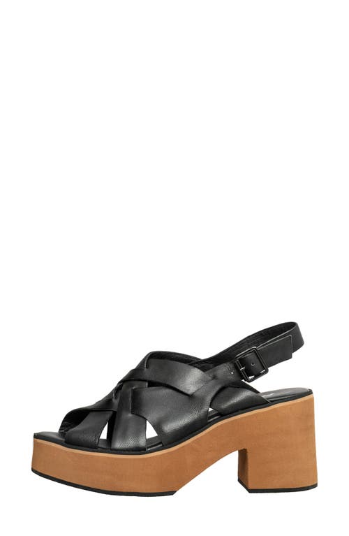 Antelope Inya Platform Sandal In Black