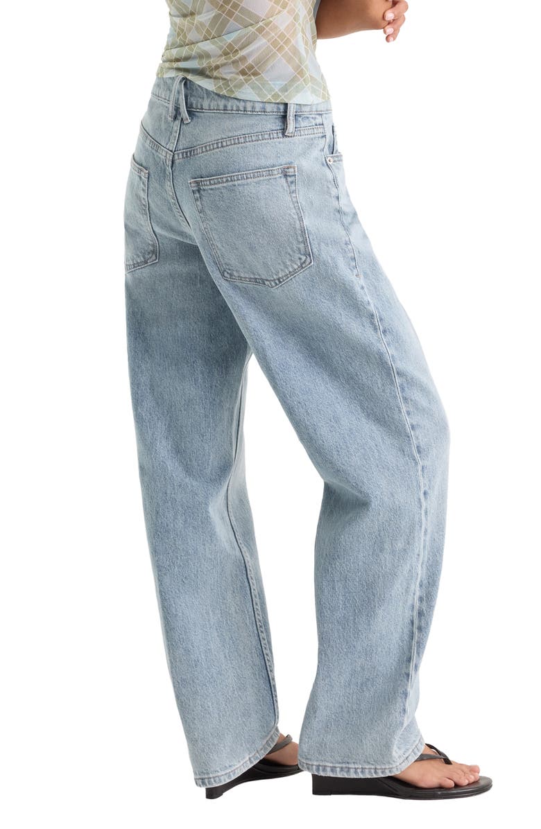 Good American Good '90s Straight Leg Jeans, Alternate, color, Indigo1257