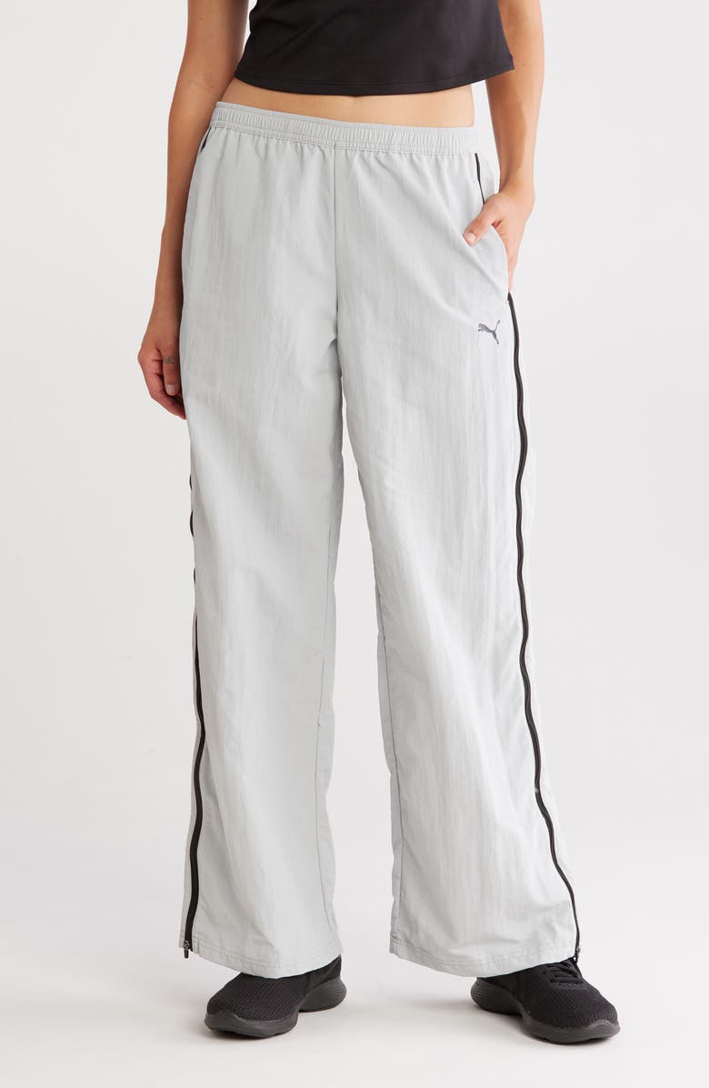 PUMA Dare To Relaxed Woven Zip-Off Pants, Main, color,