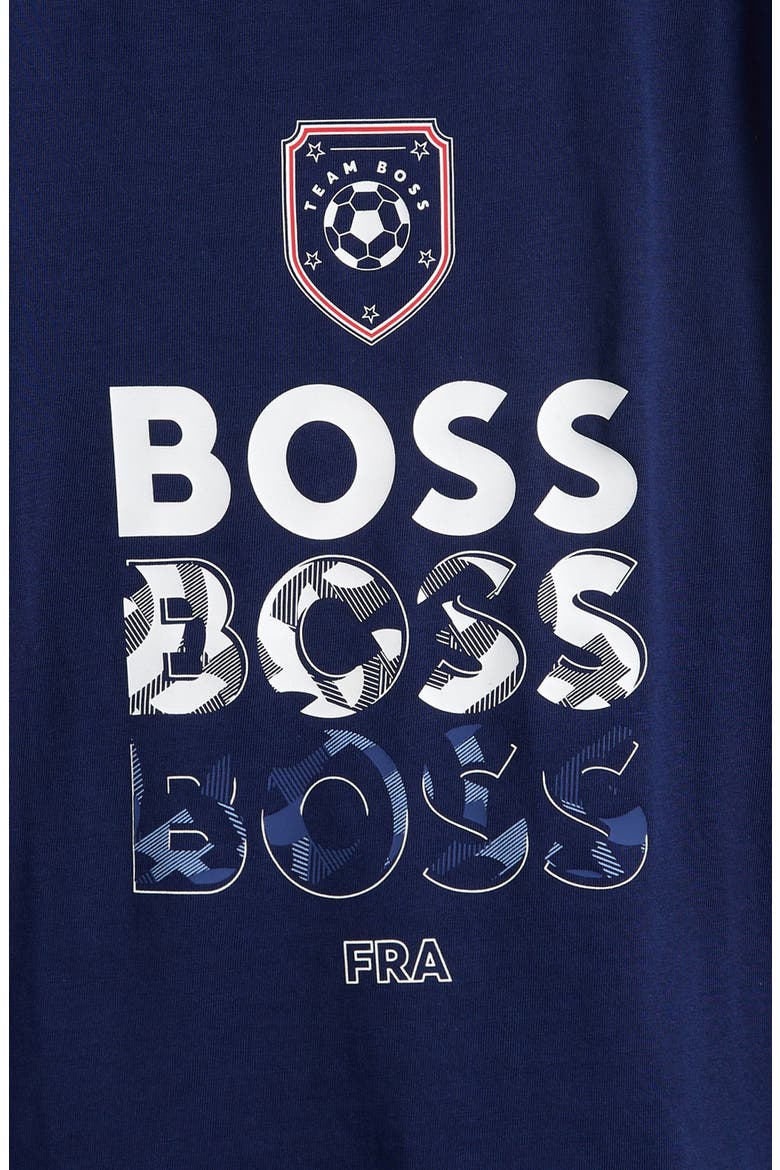 Kids' Short Sleeve Logo Graphic T-Shirt, Alternate, color, MEDIEVAL BLUE