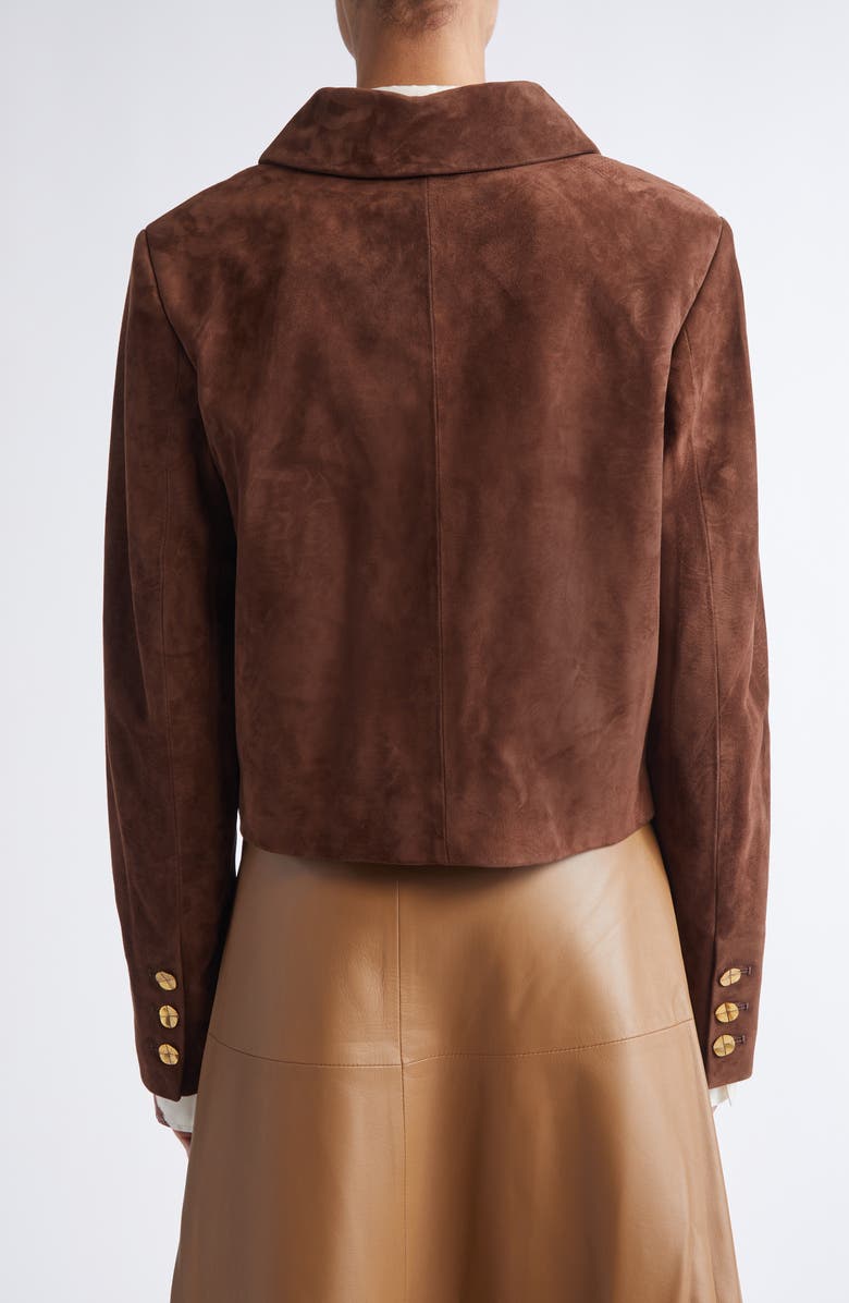 Altuzarra Astley Lambskin Leather Jaclet, Alternate, color,