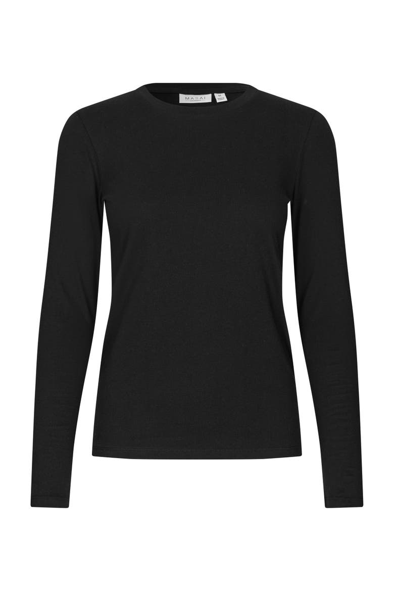 MaBellarim Long Sleeve Top, Alternate, color, Black