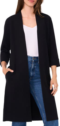 Open Front Longline Cardigan
