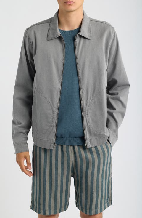 Organic Cotton Twill Zip Jacket