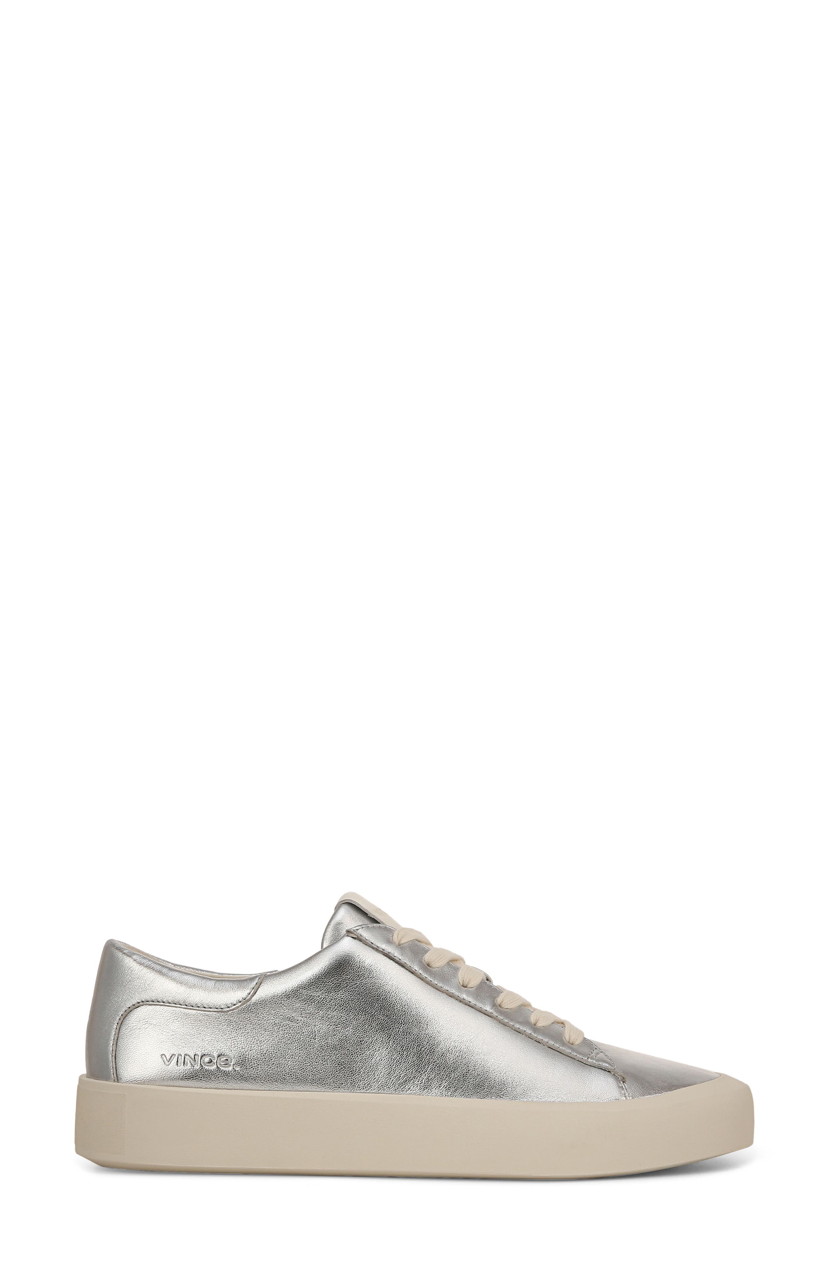 Gabi Dipped Platform Sneaker, Alternate, color, SILVER