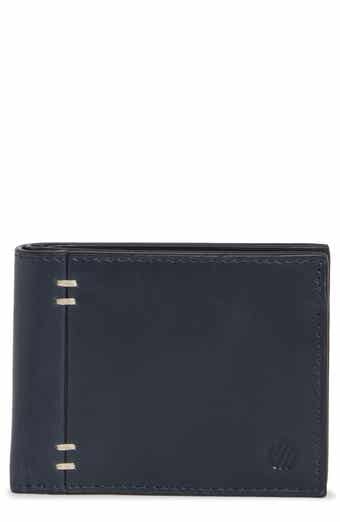 Double Stitch Leather Bifold Wallet