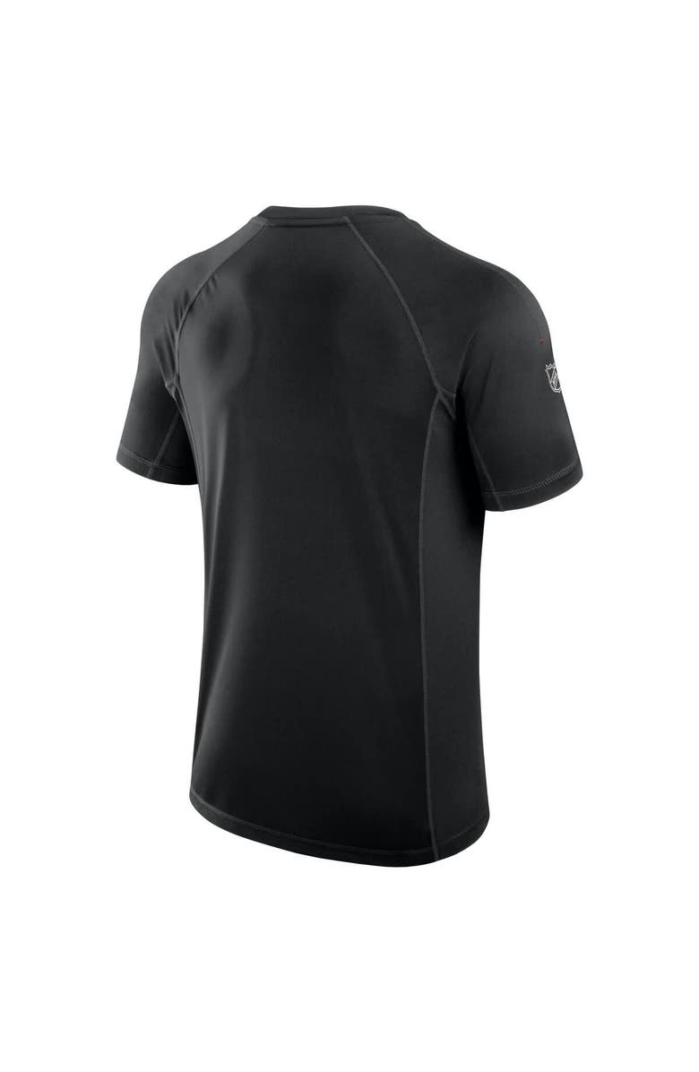 FANATICS Men's Fanatics Black New Jersey Devils Authentic Pro Rink Tech T-Shirt, Alternate, color, Black