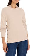 NIC+ZOE Side Button Waffle Sweater
